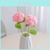 Romantic Rose Artificial Flowers For Wedding Home Decor With Realistic Fabric Material
