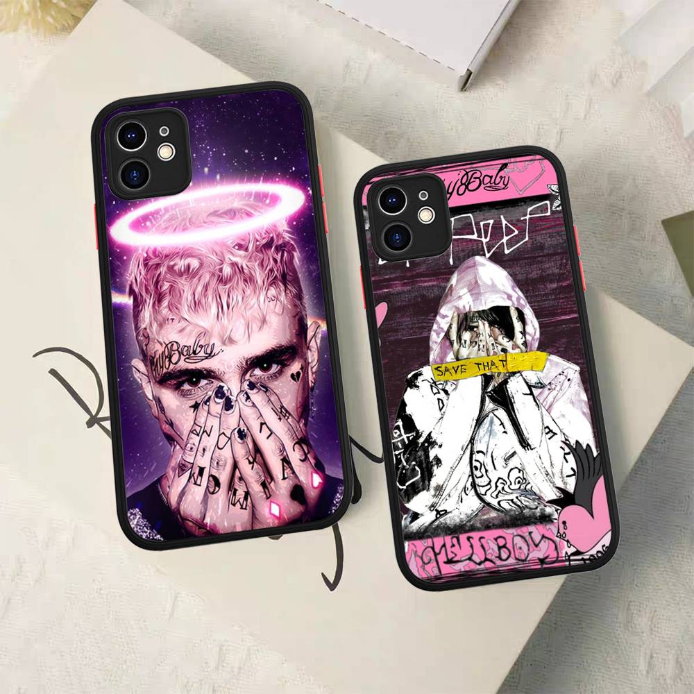 Emo Rapper Lil Peep For IPhone 16 15 14 Plus 13 12 11 Pro Max X XS MAX Translucent Matte Shockproof Cover