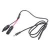 Solar Panel Connectors to 5.5mmx2.1mm Adapter Extension Cable 16AWG  Adapter Portable Power Station Solar Generator