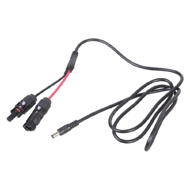 Solar Panel Connectors to 5.5mmx2.1mm Adapter Extension Cable 16AWG  Adapter Portable Power Station Solar Generator