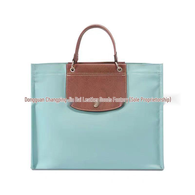 

2025 Dragon Inlay High-Quality Nylon Tote Briefcase & Shopping Bag