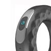 USB Rechargeable Silicone Cock Ring Vibrator Locks Penis Stimulating Toy For Men Masturbating
