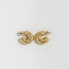 Premium Metal Texture Circle Earrings S925 Silver Needle Earrings Fashion Versatile Premium Trendy Temperament Earrings