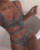Sexy Women's Swimsuit Solid Color One Piece Swimsuit Hollow Bikini Brazil Beachwear 8 Colors