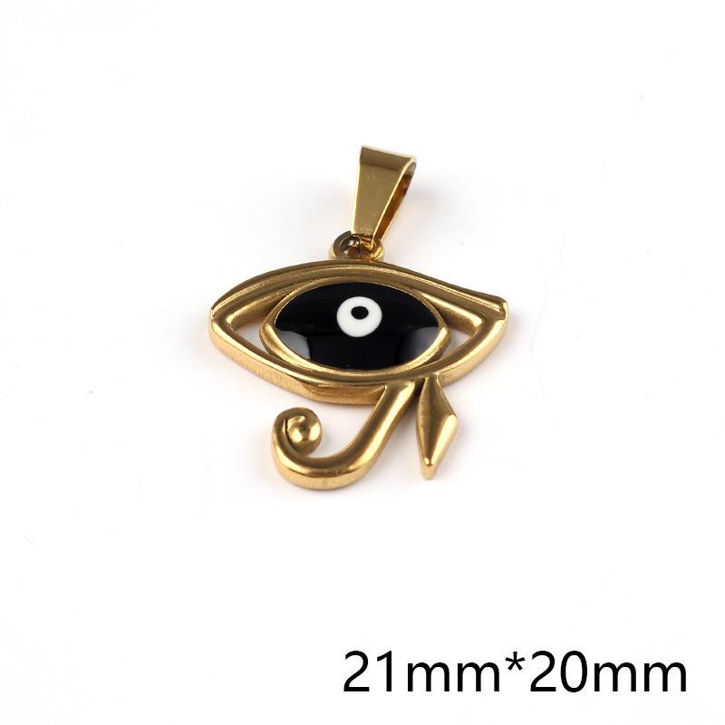 Trendy Eye of Horus & Evil Eye Pendant Jewelry Accessory