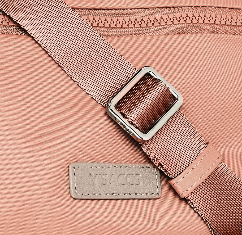 Tote Recycled Square Coral [Isaac] Bag, Nylon, Tote, Women's,