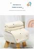 Hot-Selling Cotton Crochet Baby Swaddle & Stroller Blanket for Spring/Summer