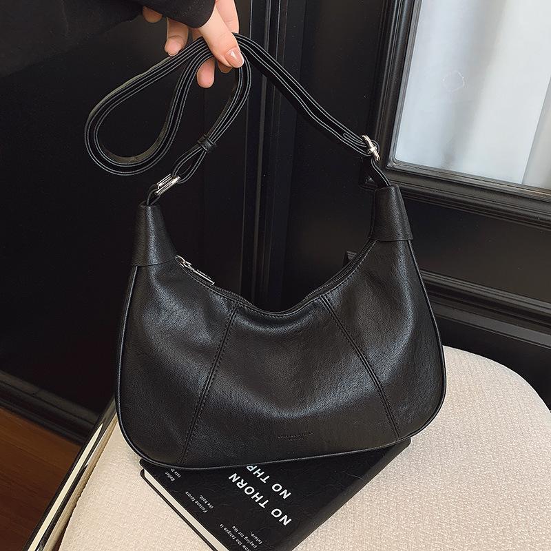 Underarm Dumpling-style Women's Bag with Single Shoulder Strap - A Unique and Stylish Single-shoulder Bag Design.