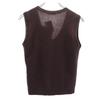 Unused PAULE KA Made In Italy Cashmere Blend Knit Vest M Brown Women Used