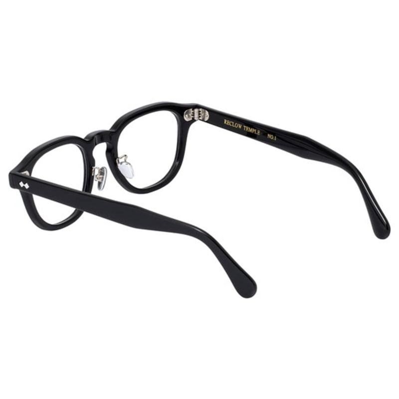 RECLOW RECLOW LAND TEMPLE NO.1 BLACK Acetate Glasses