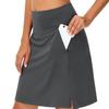 Lässiges Sportkleid für Damen mit Taschen, Modischer Schlitzrock