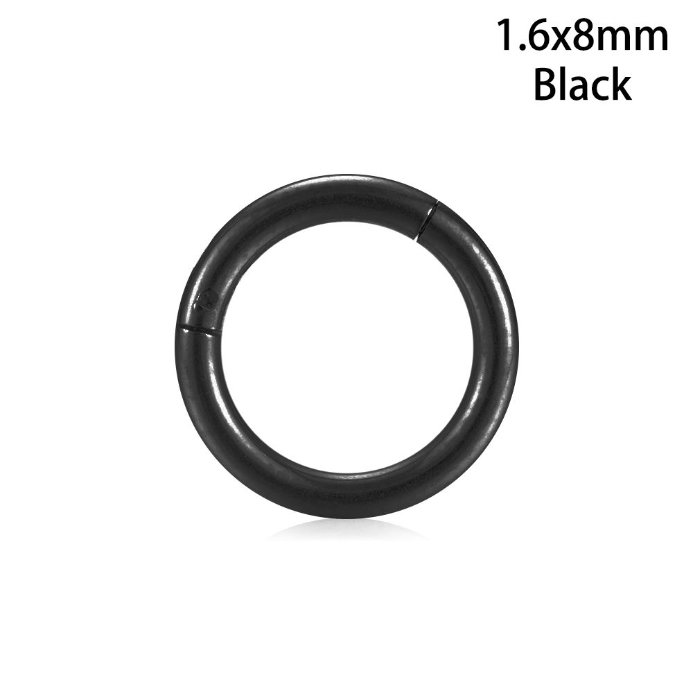 1Pc Hot Unisex Titan Stahl Scharnier Segment Ohr Helix Tragus Nase Hoop Lippen Ring Piercing Septum
