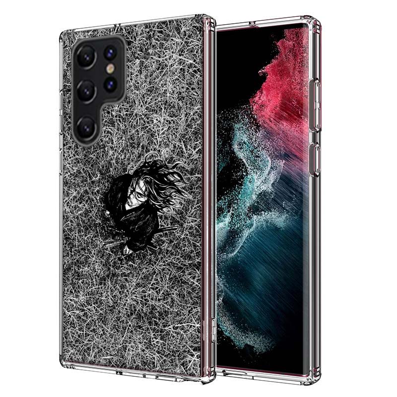 Manga Vagabond Capa Phone Case For Samsung S26 Ultra S25 Edge Galaxy S23 S21 S20 S24 FE S22 S10 Plus Cover Clear TPU Shell Coque