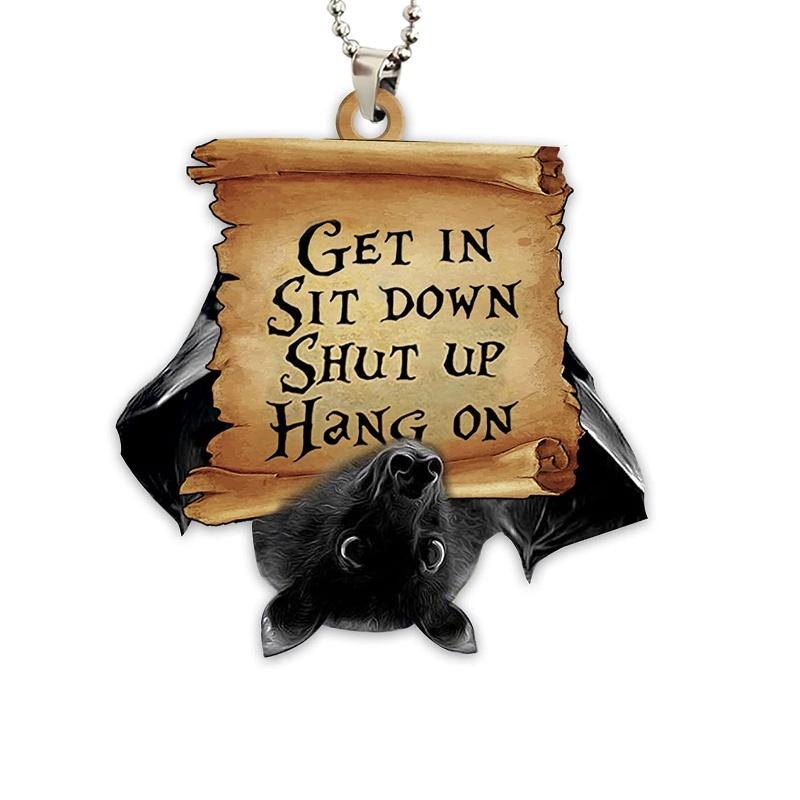 Dolphin Car Rearview Mirror Accessory Christmas Tree Decoration Hanging Ornament Home Decor Gift Acrylic Material