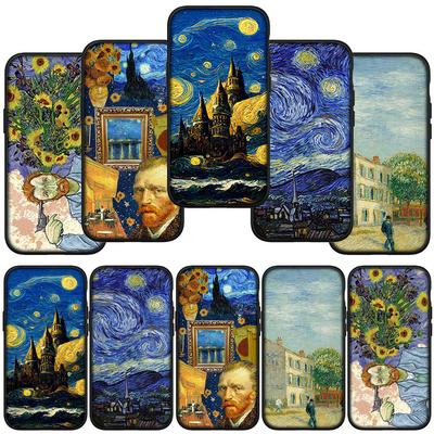 Etui na telefon Samsung Galaxy S25 S24 S23 iPhone 16 15 Xiaomi Redmi Note 14 13 12 16E X 11 Pro Max OPPO Moto Huawei Tapeta Słonecznik Van Gogh Cover