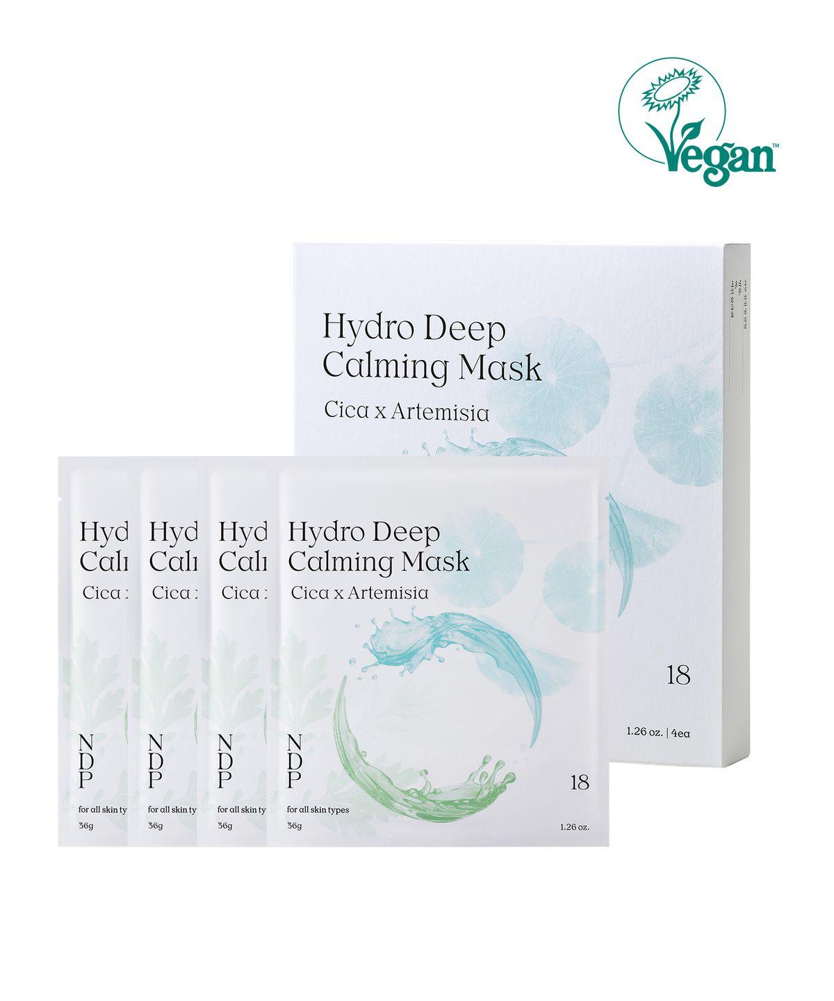 Cica x Mugwort Hydro Deep Calming Mask (4-pack)