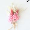 1Pc Mini Natural Dry Flowers Bouquet Boutonnieres Groomsmen Buttonholes Bridesmaid Flower Corsage Brooch Christmas Wedding Decor