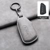 Leather Car Key Case Cover Fob Keychain For Vw Volkswagen Golf 7 Mk7 Tiguan Mk2 For Ateca Leon Fr Ibiza Skoda Octavia Kodiaq