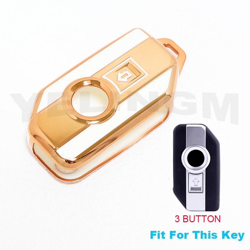 YELINGM TPU for BMW R1200RS F900xr R1250gs C400gt K1600gt R1200GS Lc R1200RT Motorcycle Key Case Cover Accessories