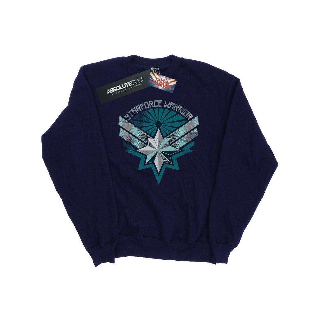 Marvel Mens Captain Marvel Starforce Warrior Sweatshirt