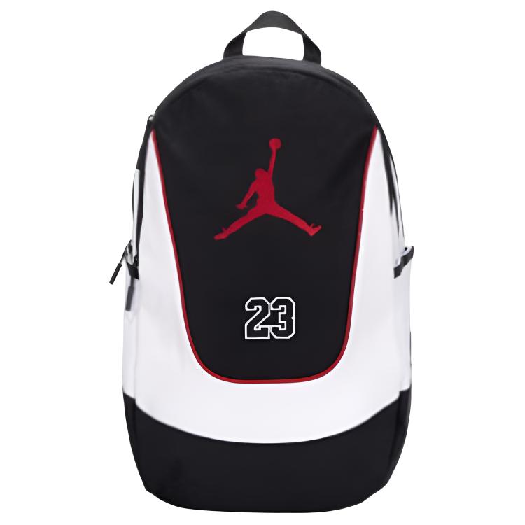 Jordan Polyester Backpack Medium Unisex Black & White JD2613020AD-002