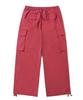BROWNBREATH Tag Washed Cargo Pants - Indy Pink