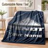 Coperta di Flanella con Testo Personalizzato Stampa Fendt Calda Accogliente Biancheria da Letto per Divano Casa