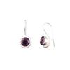 Amethyst Edelstein 925 Sterlingsilber Schmuck Handgefertigt Tropfen/Hängeohrringe 0,93" EE-177-12