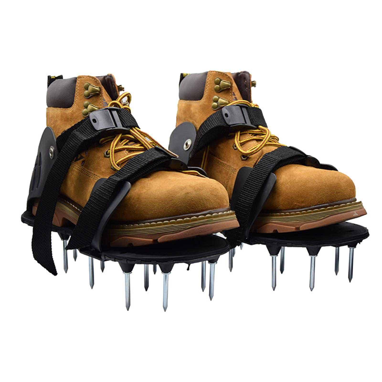 Lightweight Breathable Anti Slip Garden Work Footwear Equipped With Spiked Base And Adjustable Secure Fit Closures 2pcs 1