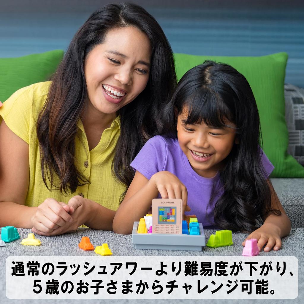 ThinkFun Game Hour Junior Japanese Ages Escape MENSA Develops Tabletop Educational Gift "Rush Edition" 76645, 5+ [Traffic Game, Certified,