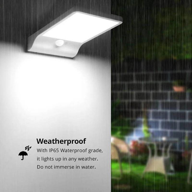 36/48 LED Home Outdoor Patio Solar Street Light Outdoor Balcony Fence Sensor Three Modes IP65 Waterproof Wall Solar Lights