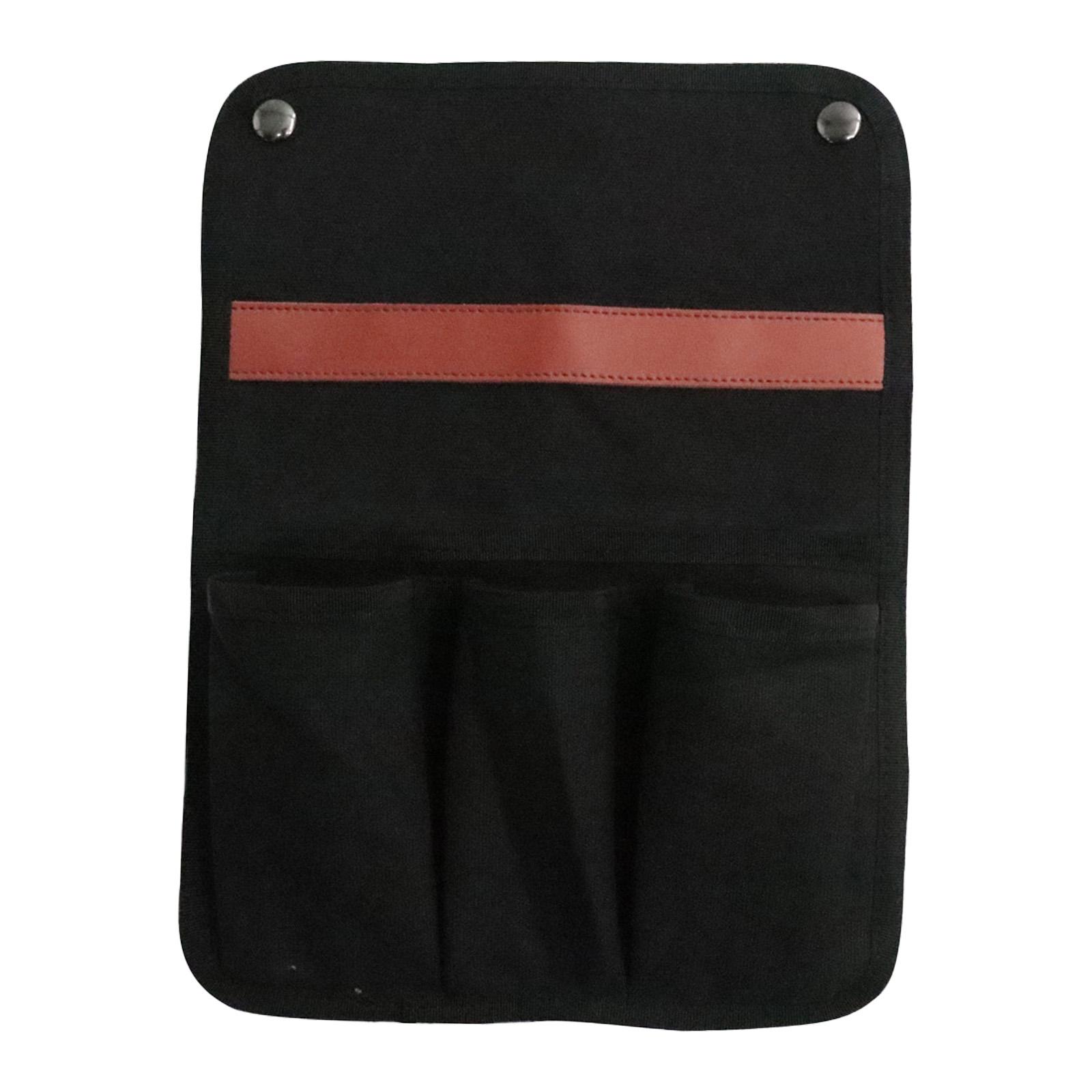 

Camping Chair Armrest Storage Bag Water Bottle Holder Side Pouch Organizer for Books Travel Fishing Recliners Commode Chairs чорний