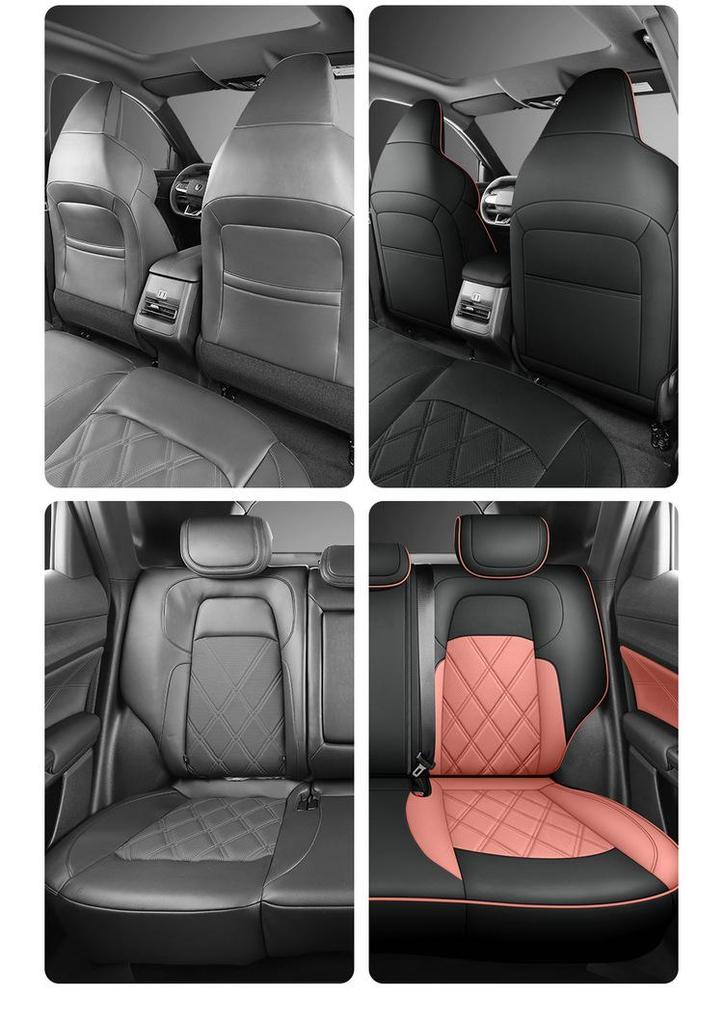Kaiyuan Q05 Leather Car Seat Cover for 5-Seater Vehicles - All-Season Cushion