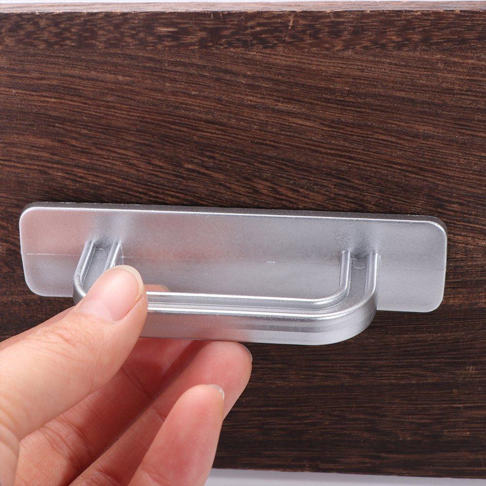 Self-adhesive Door Handle No punching Cabinet Handle Modern Door Pull  Cupboard