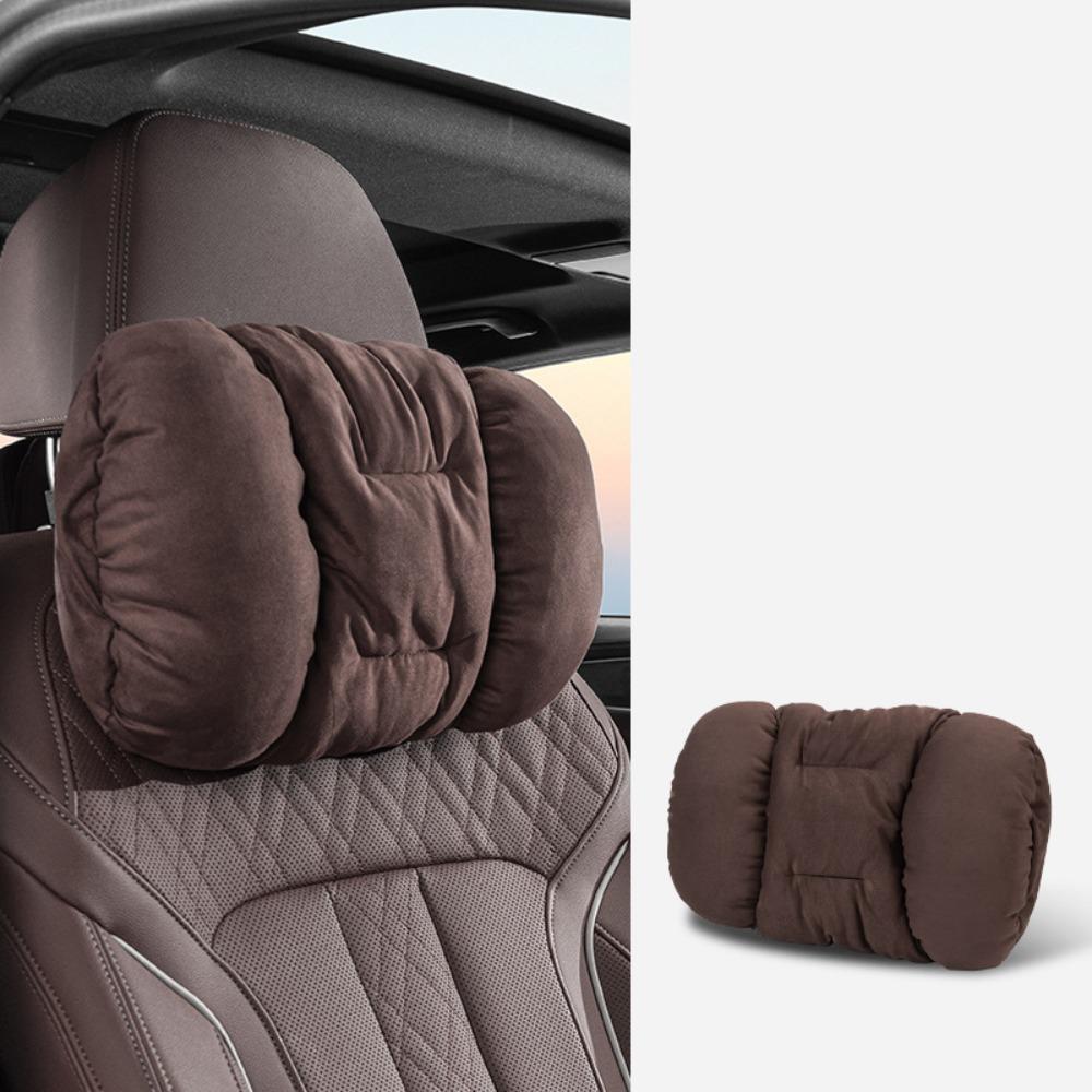 Universal Winter Plush Car Headrest Comfort Lumbar Pillow Support Car Seat Neck Rest Pillow  Rest