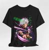 Satoru Gojo T-Shirt, Anime Grafikshirt, Unisex Jersey Kurzarm, Anime Fan