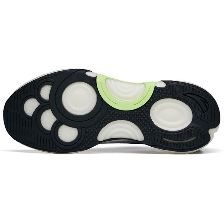 Anta Running Series Non-Slip Wear-Resistant Low-Top Running Shoes Men Sneakers White Black 112225520-4