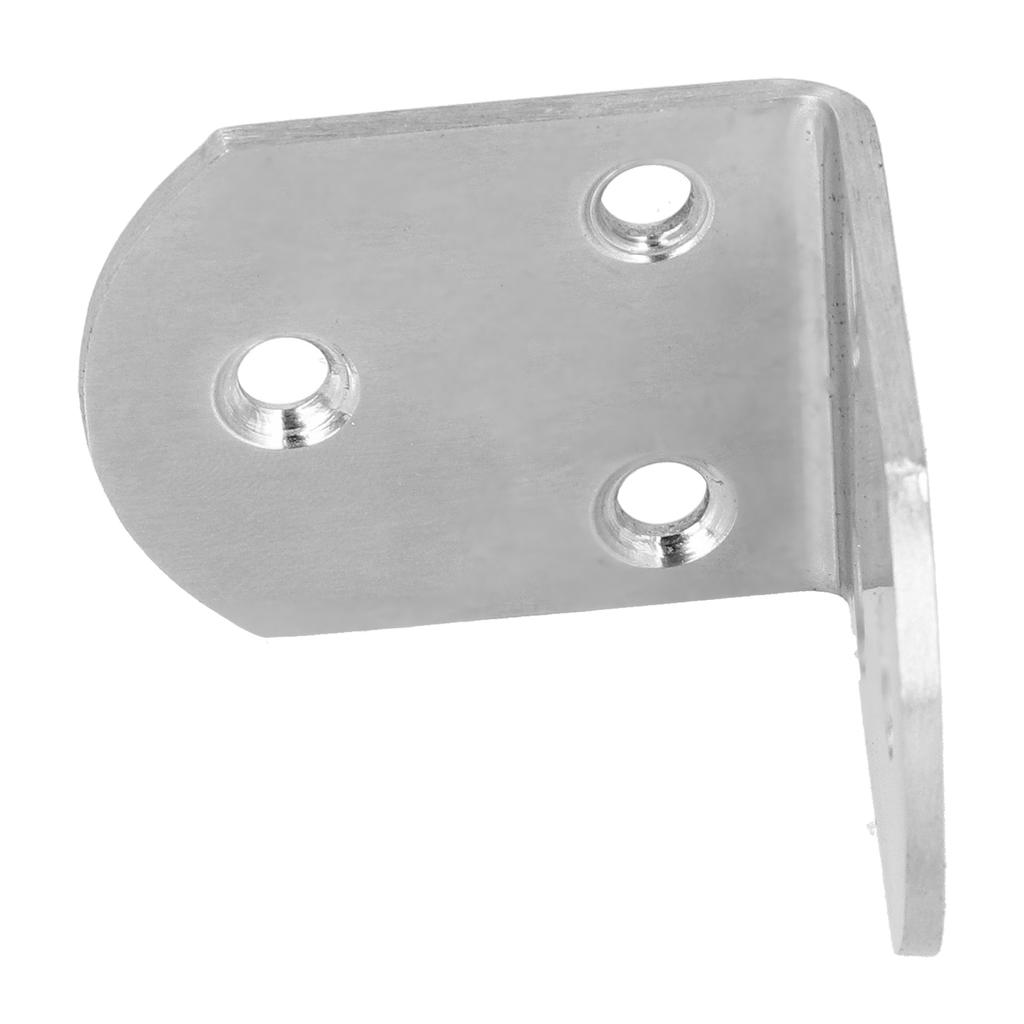 10Pcs Corner Brace Stainless Steel Thicken Right Angle Bracket Connector for Shelf Furniture