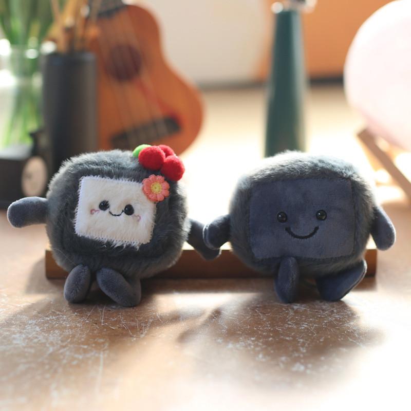 Jellycat Tofu Stinky Plush Keychain Plush Stuffed With Bow Tie For Kids Teens