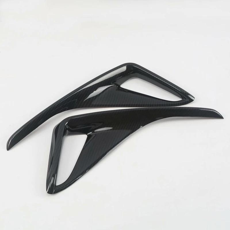 For Toyota CHR C-HR 2016 2017 2018 19 20   ABS red  front Rear Fog Light Foglight Lamp Cover Trim Foglamp Reflector sticker