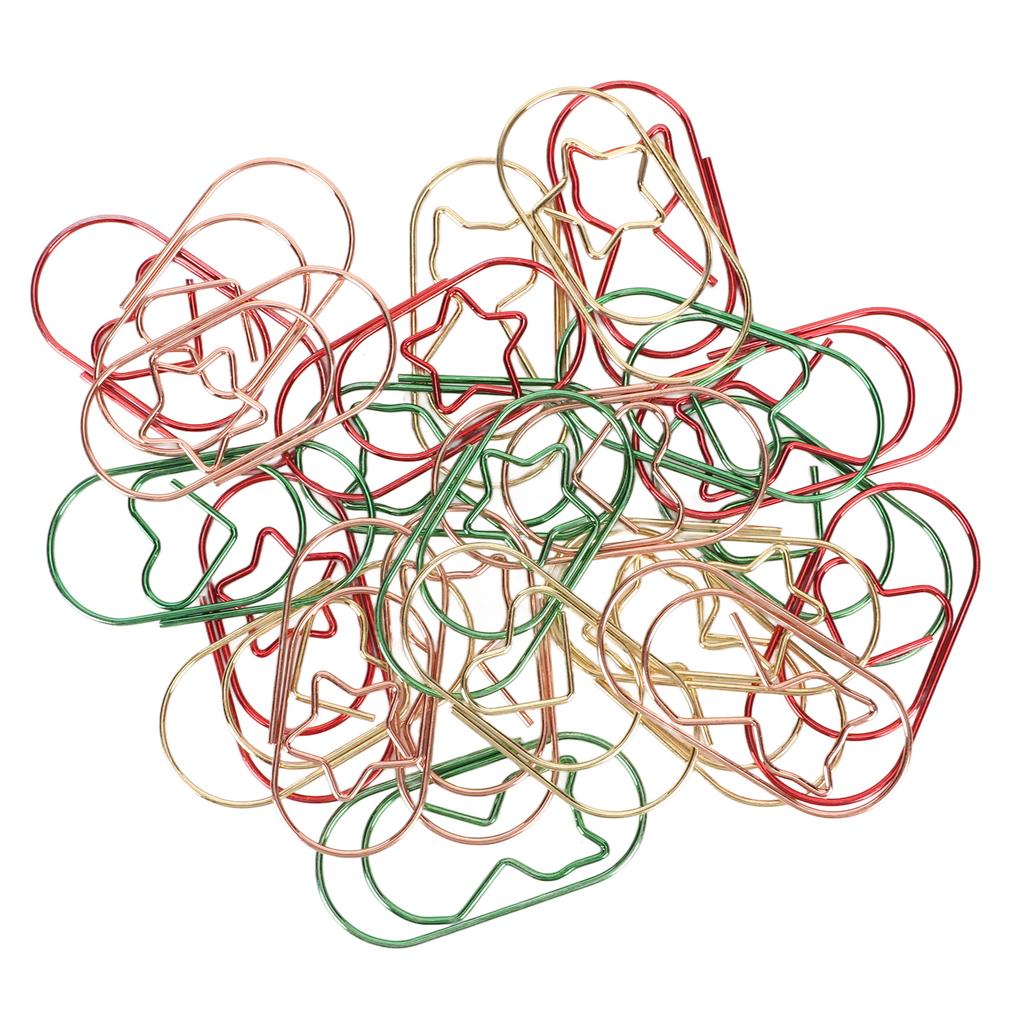 100pcs Large Paper Clips 2in Colorful Slip Resistance Rust Prevention Metallic Cute Paper Clips for 