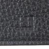Excellent Dunhill Purse Logo Metal Travel Pouch Organizer Leather Wallet Bifold Wallet black leather mens Used
