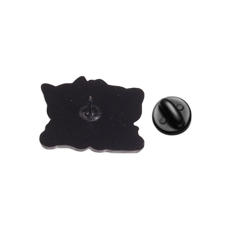Latin Motivational Slogan Enamel Pins Black Cat Mirror Lion Brooches Cartoon Lapel Badges Spanish Self Love Quotes Jewelry Gift