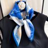 Fashion 100% Real Silk Scarf Women Square Shawls Wraps for Ladies Foulard Scarves Pashmina Female Hijab Bandana bufanda Kerchief