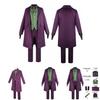 Batman The Dark Knight Joker Heath Ledger Cosplay Suit With Polyester Fabric For Halloween Themed Parties
