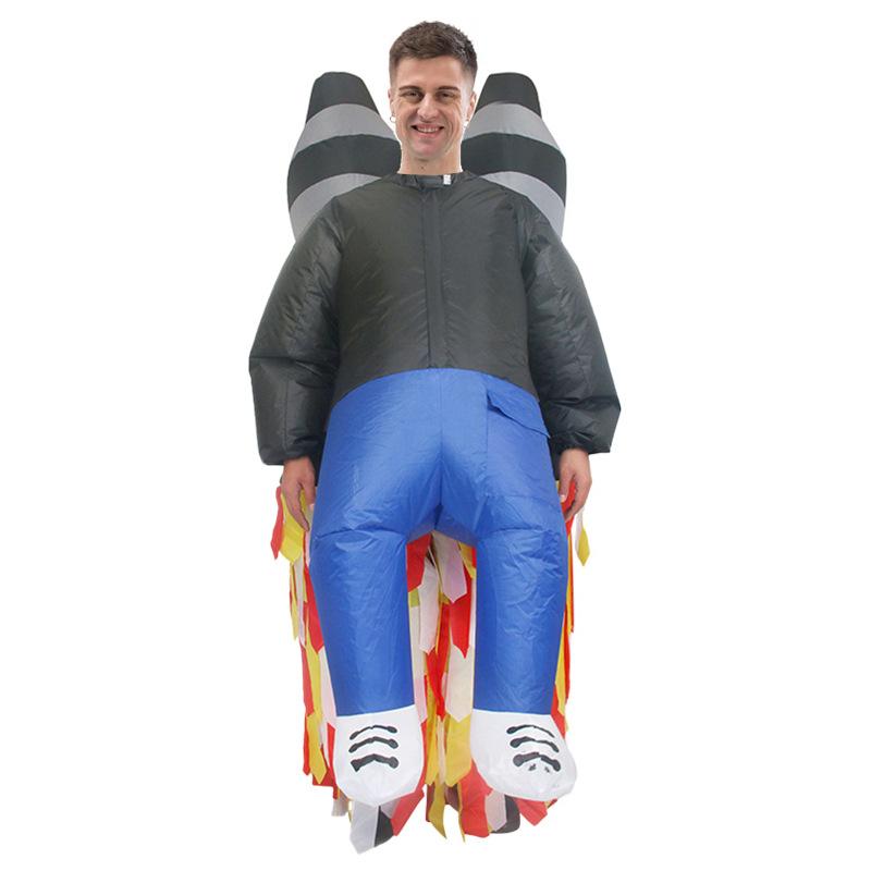 Party Rocket Inflatable Costume, Adults 150-190cm серый