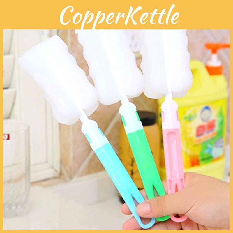 Versatile Glass Pot Washing Tool With Soft Sponge For All Cup Types