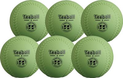 Seis Bolas JTA Kenko para Tee Ball de 9 polegadas, oficialmente aprovadas pela Japan Tee Ball Association