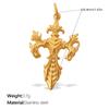 Yori 2Pcs Heart Star Moon Eiffel Tower Cross Elements Making Earrings Necklace Bracelet Jewelry Material Making Accessories