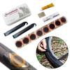 Universal Bike Tire Repair Kit Cycling Flat Tire Repair Rubber Patch Glue Lever Cycling No Glue Bicycle Inner Tube Puncture Tool